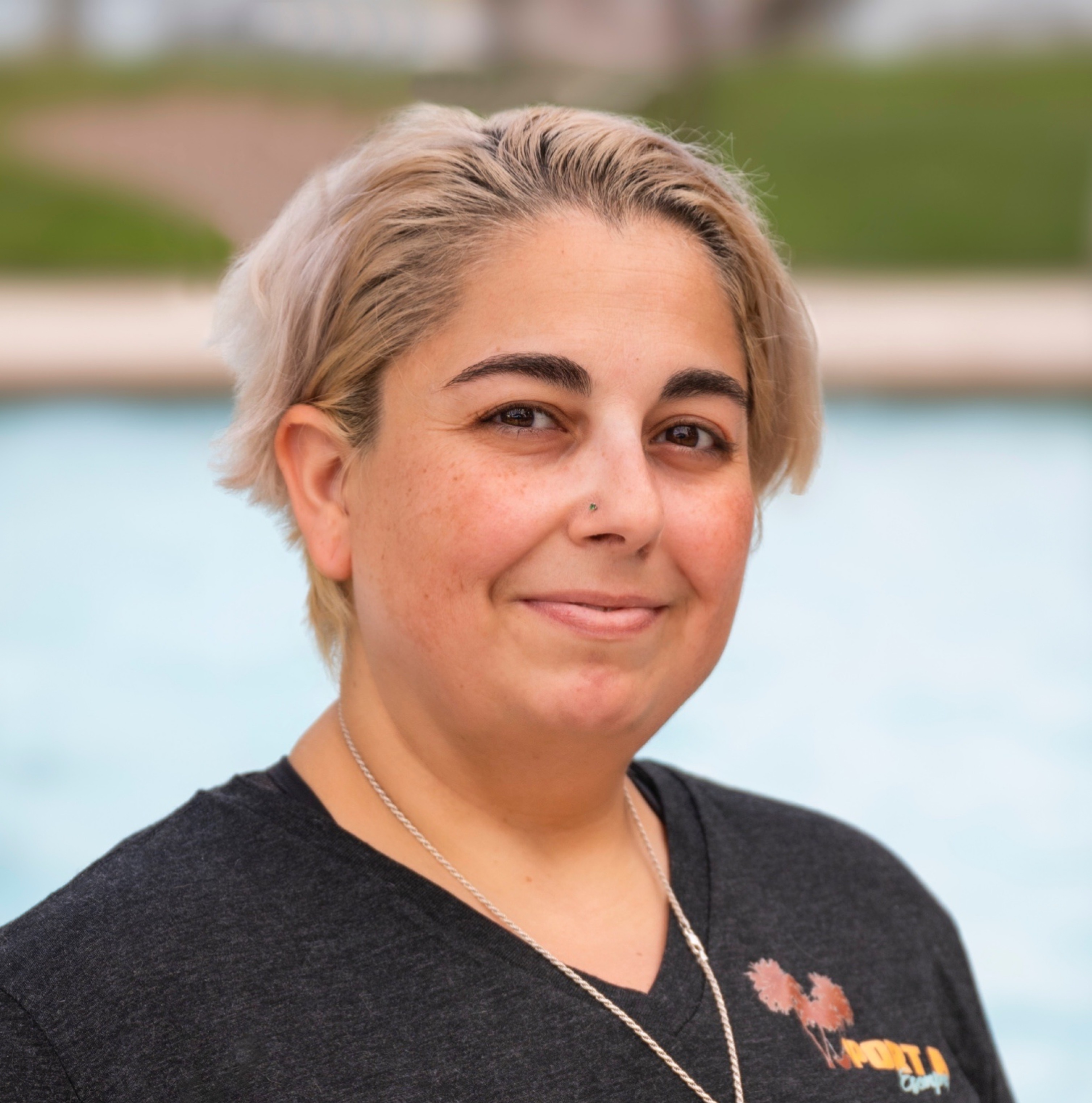 Staff member Amanda Carr